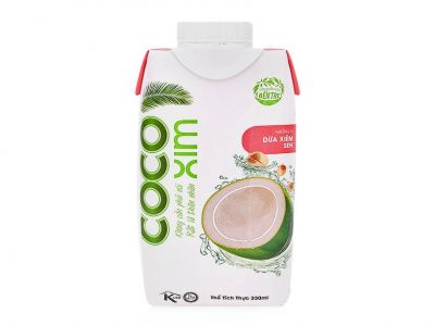Nước dừa xiêm hương vị sen Cocoxim hộp 330ml