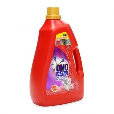 Nước giặt OMO Matic giữ màu cho máy giặt cửa trên chai 3.8kg